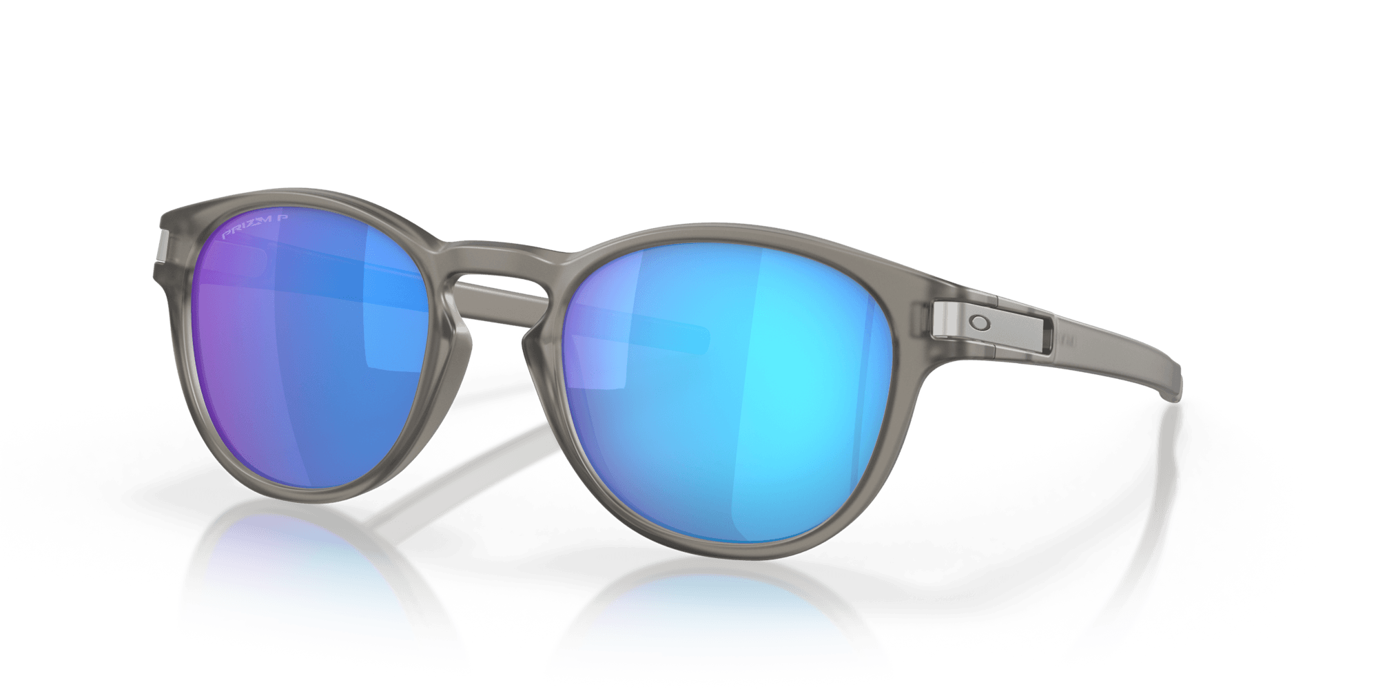 Oakley Latch OO9265-08 - Matte Gray Ink-Sapphire Iridium Polarized by Oakley for Men - 53-21-139 mm Sunglasses
