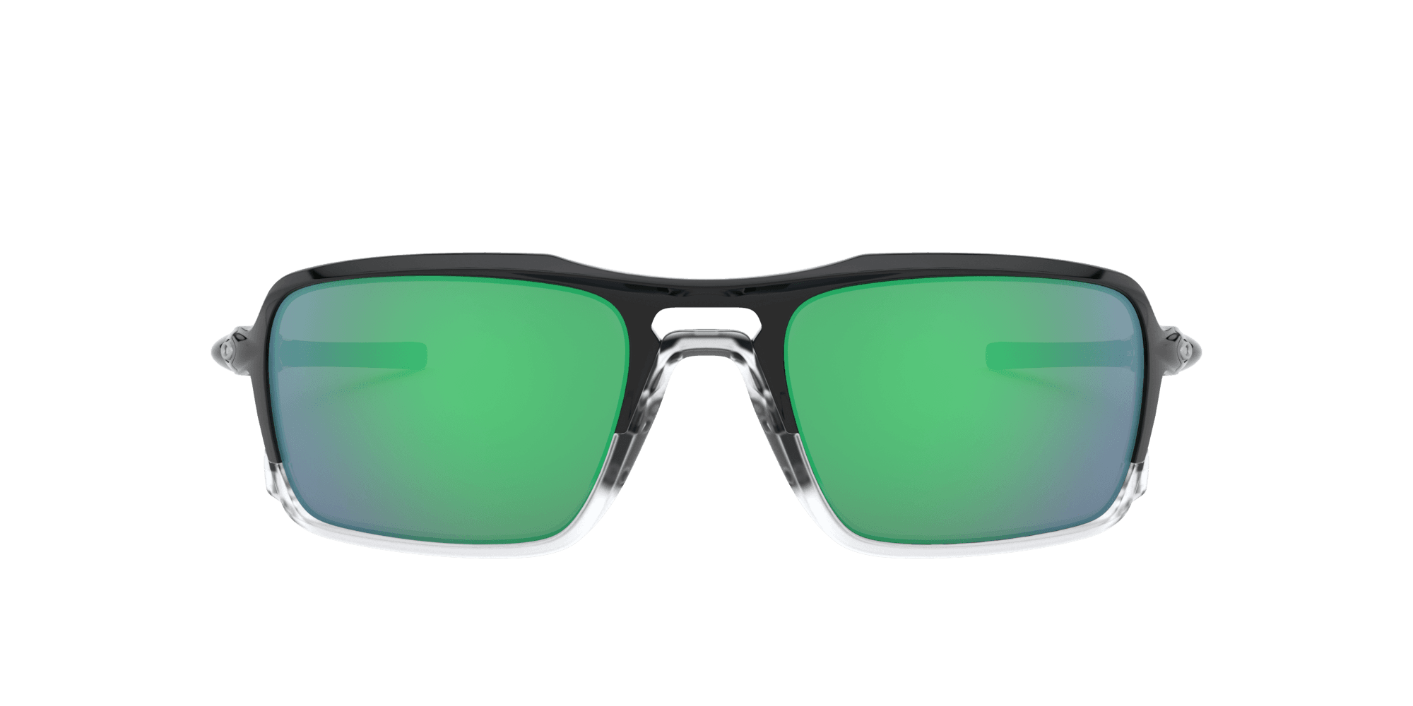 Oakley Triggerman OO9314-02 - Polished Black-Jade Iridium Polarized by Oakley for Unisex - 56-20-141 mm Sunglasses