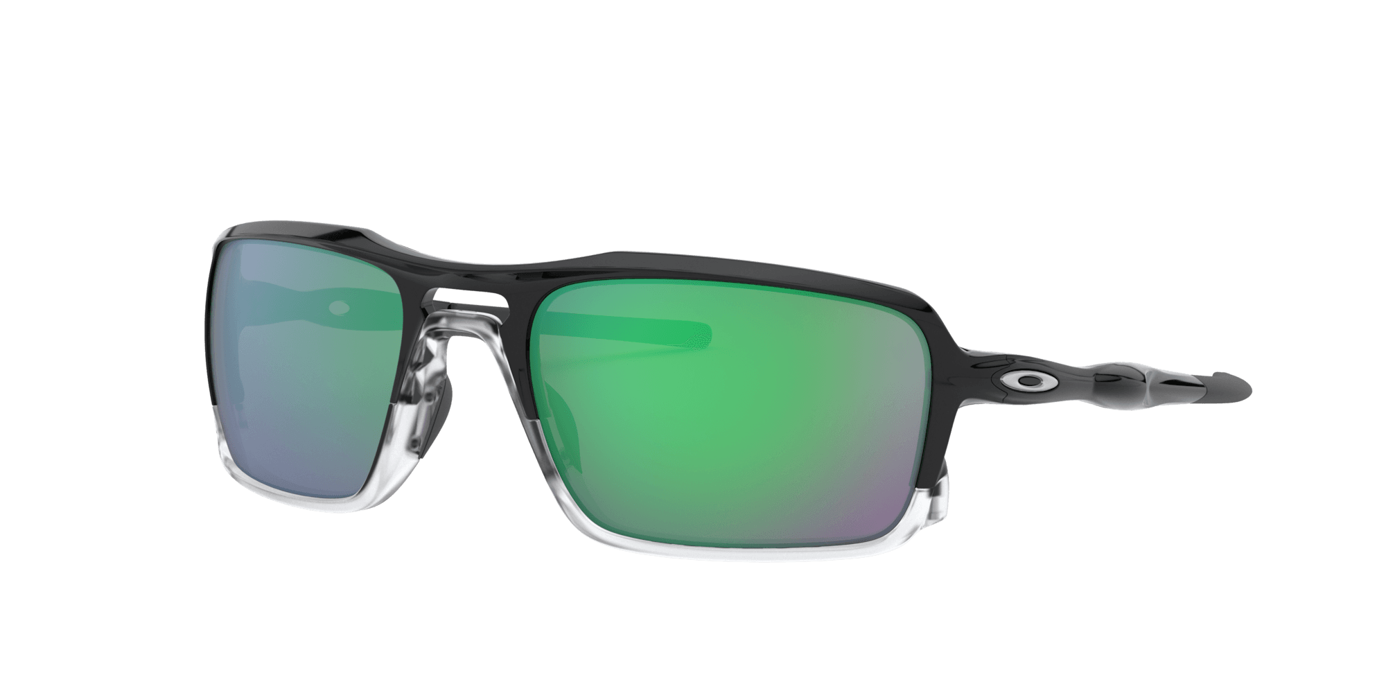 Oakley Triggerman OO9314-02 - Polished Black-Jade Iridium Polarized by Oakley for Unisex - 56-20-141 mm Sunglasses