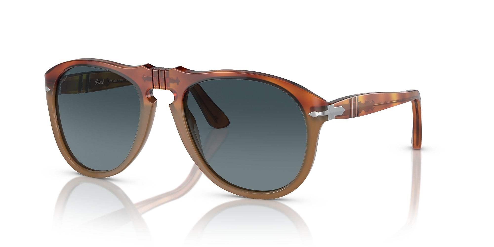 Persol PO3007S 1025-56 - Resina e Sale-Blue by Persol for Unisex - 50-18-145 mm Sunglasses