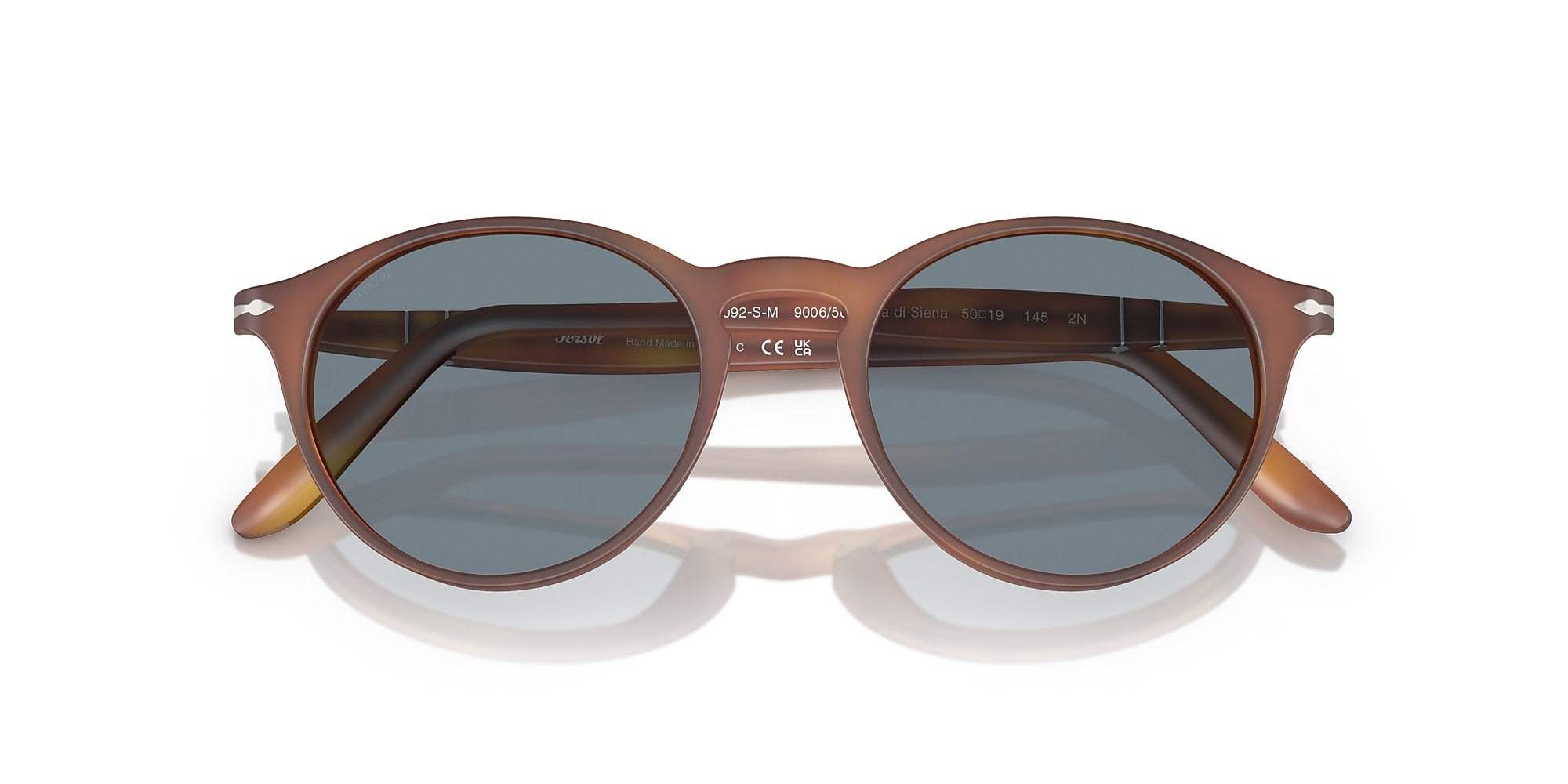 Persol PO3092SM 9006-56 - Terra Di Sierra-Blue by Persol for Unisex - 50-19-145 mm Sunglasses