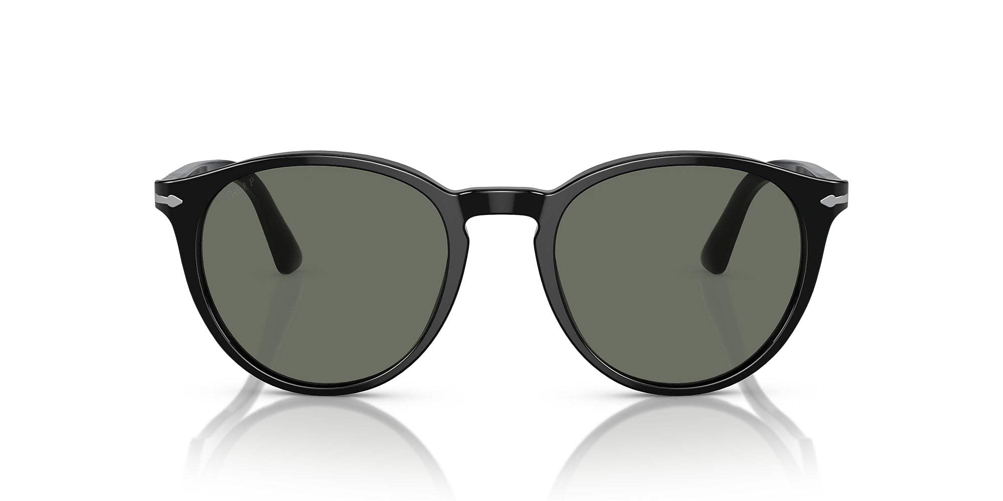 Persol PO3152S 9014-31 - Black-Grey Green by Persol for Men - 52-20-145 mm Sunglasses