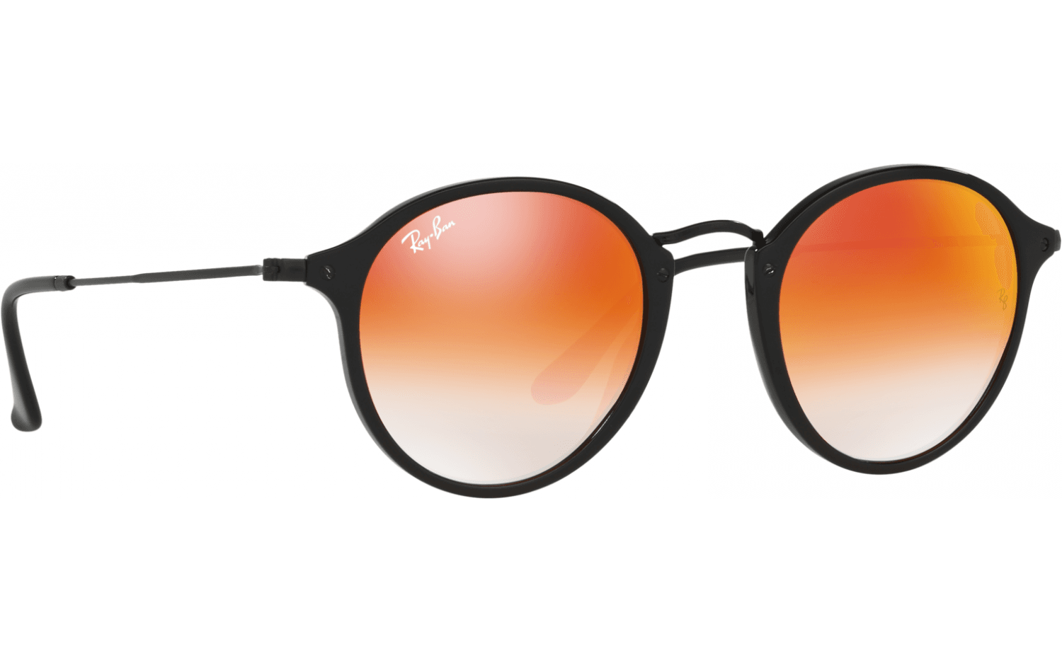 Ray Ban RB 2447 901-4W - Black-Orange Gradient Flash by Ray Ban for Unisex - 52-21-145 mm Sunglasses