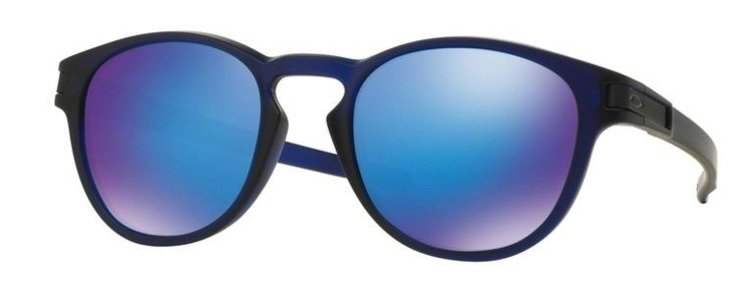 Oakley OO9265-14 Latch - Matte Trans Blue-Sapphire Iridium by Oakley for Unisex - 53-21-139 mm Sunglasses