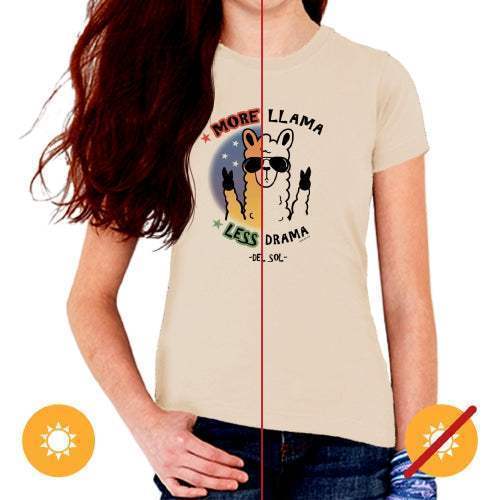 Kids Crew Tee - More Llama by DelSol for Kids - 1 Pc T-Shirt (YL)