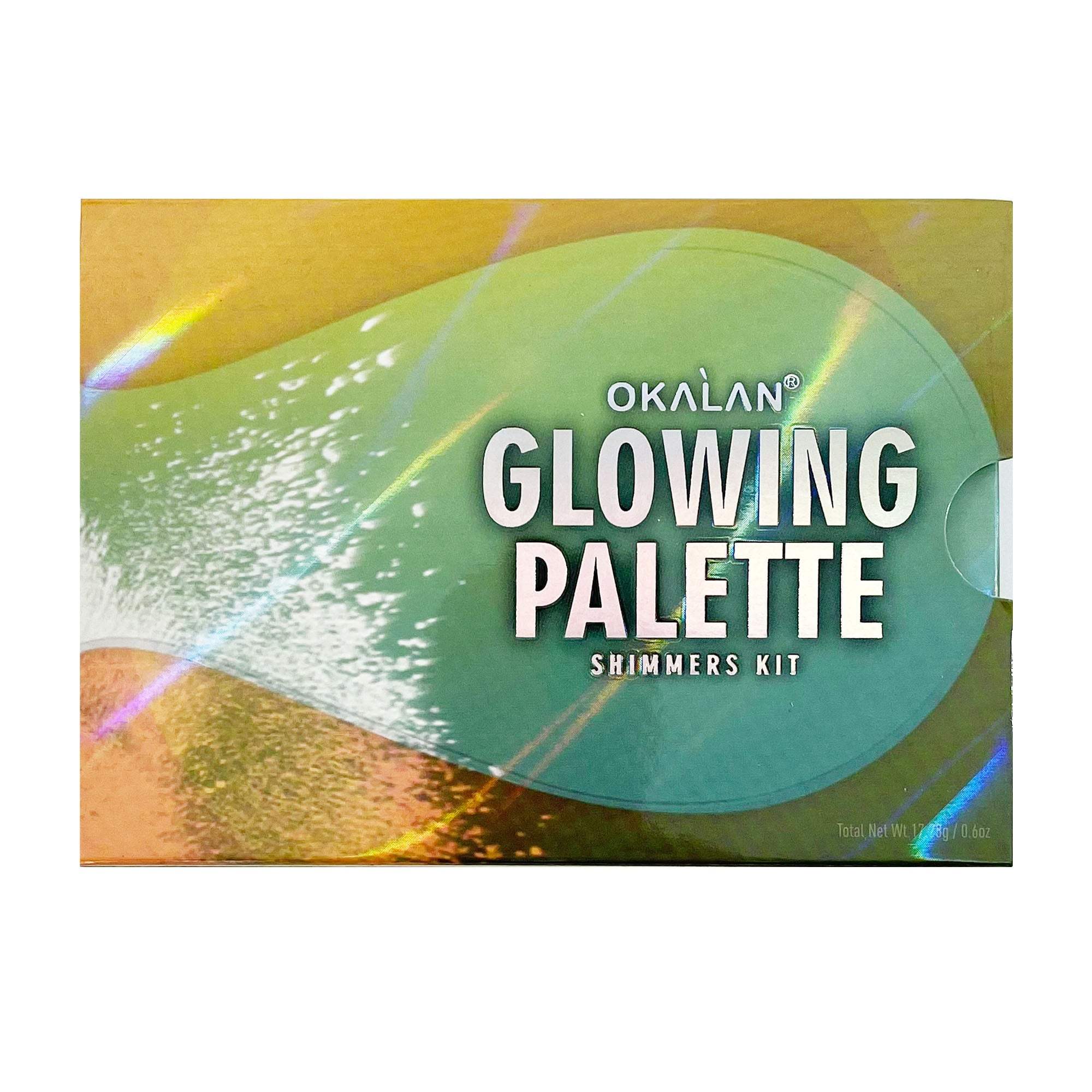 OKALAN Glowing Palette Shimmers Kit B Display Set, 12 Pieces