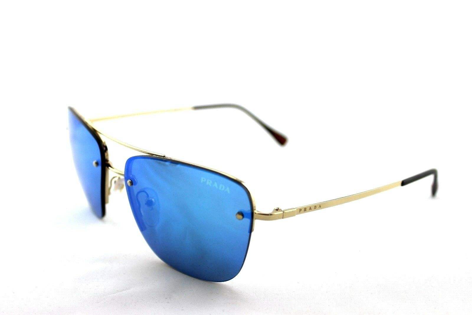 Prada SPS 57R ZVN-5M2 - Pale Gold-Light Green Blue by Prada for Men - 59-16-135 mm Sunglasses