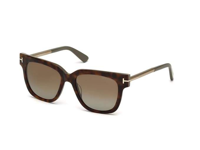 Tom Ford TF436 56H Trazy - Havana-Brown Gradient Polarized by Tom Ford for Women - 53-18-140 mm Sunglasses