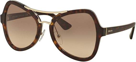 Prada SPR 18S 2AU-3D0 - Brown-Brown Gradient by Prada for Women - 55-20-135 mm Sunglasses