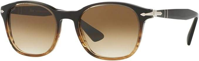 Persol PO3150S 1026-51 - Brown Striped-Brown Gradient by Persol for Men - 51-19-145 mm Sunglasses