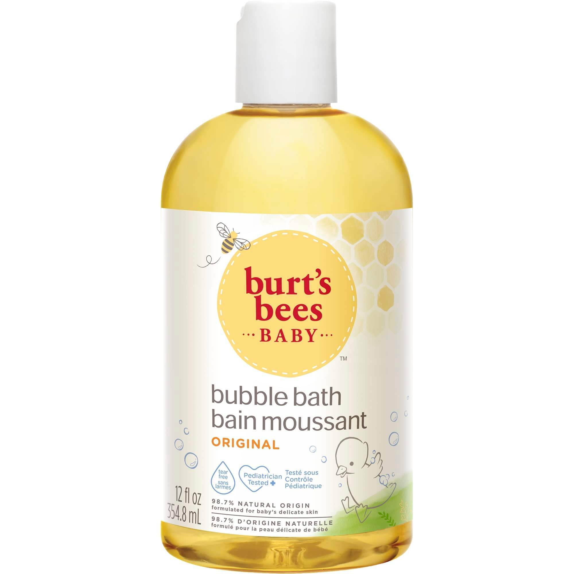 Bubble Bath by Burts Bees for Kids - 12 oz Body Wash - Pack of 3