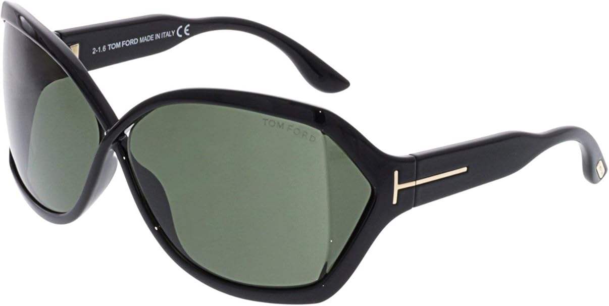 Tom Ford TF427 01N Juliane - Shiny Black-Green by Tom Ford for Women - 62-11-115 mm Sunglasses