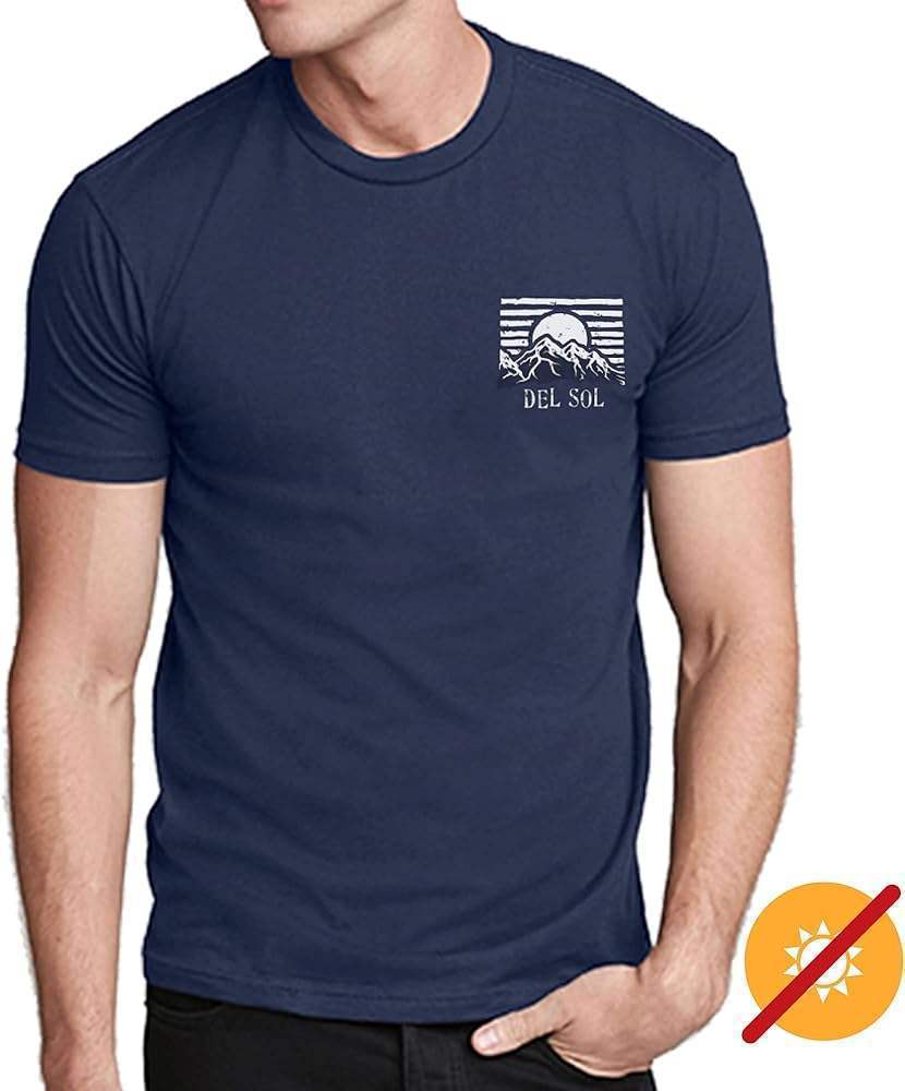 Men Crew Tee - Wanderlsut - Indigo by DelSol for Men - 1 Pc T-Shirt (2XL)