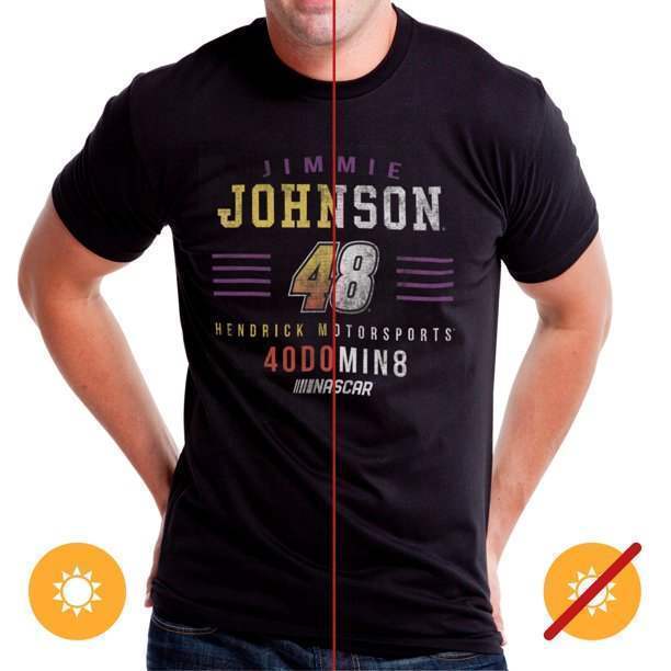 NASCAR Mens Classic Crew Tee - Jimmie Johnson - 2 Black by DelSol for Men - 1 Pc T-Shirt (3XL)