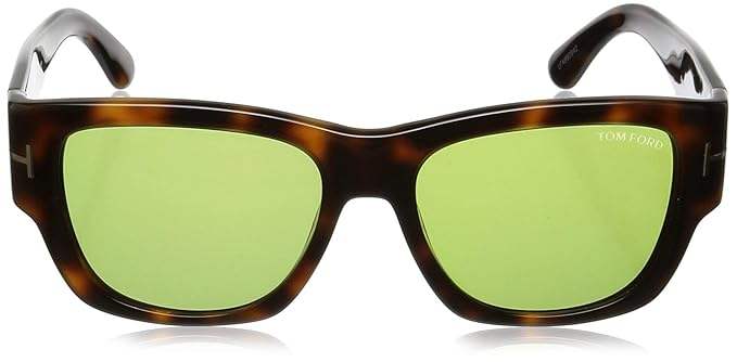 Tom Ford TF493 52N Stephen - Dark Havana-Green by Tom Ford for Women - 54-17-140 mm Sunglasses