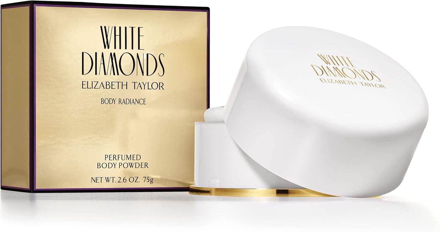 White Diamonds by Elizabeth Taylor for Women - 2.6 oz Perfumed Body Powder
