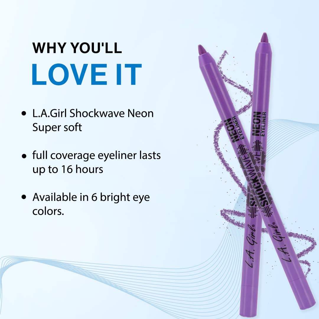 L.A. GIRL Shockwave Neon Eyeliner - Vivid