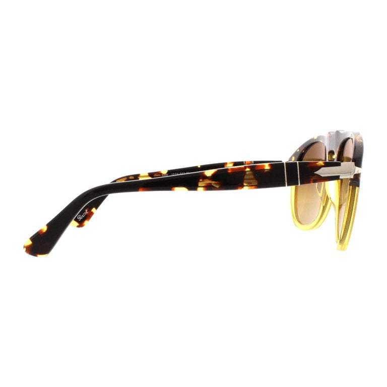 Persol PO649 1024-M2 - Ebano e Oro-Brown Faded Polarized by Persol for Unisex - 52-20-135 mm Sunglasses