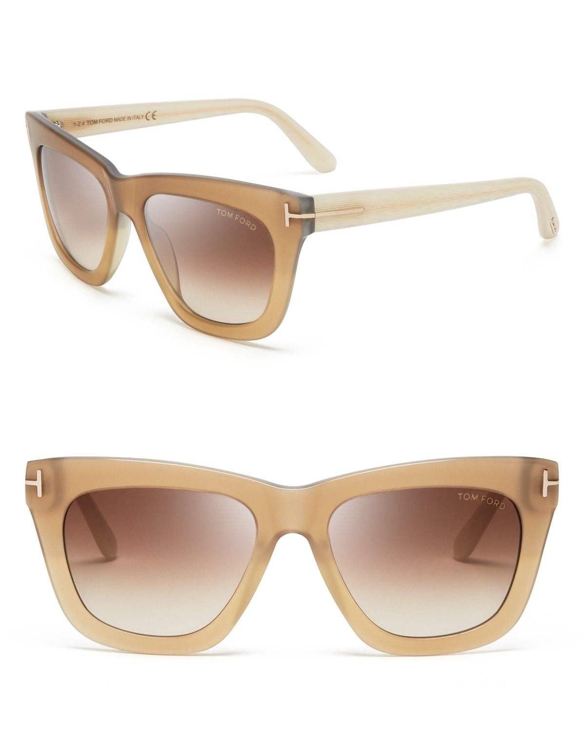 Tom Ford TF361 34F Celina - Light Bronze-Brown by Tom Ford for Women - 55-18-140 mm Sunglasses