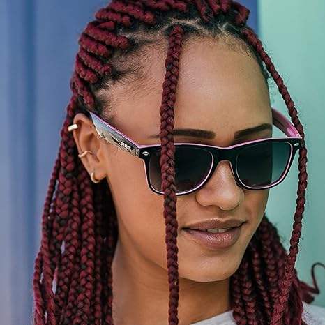 Solize I Wanna Be Free - White to Pink by DelSol for Women - 1 Pc Sunglasses
