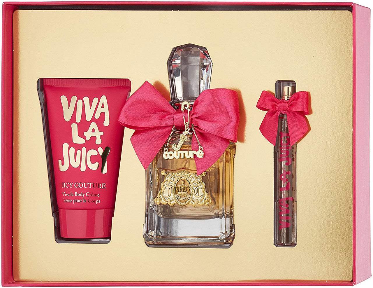 Viva La Juicy by Juicy Couture for Women - 3 Pc Gift Set 3.4oz EDP Spray, 4.2oz Body Lotion, 0.33oz EDP Spray
