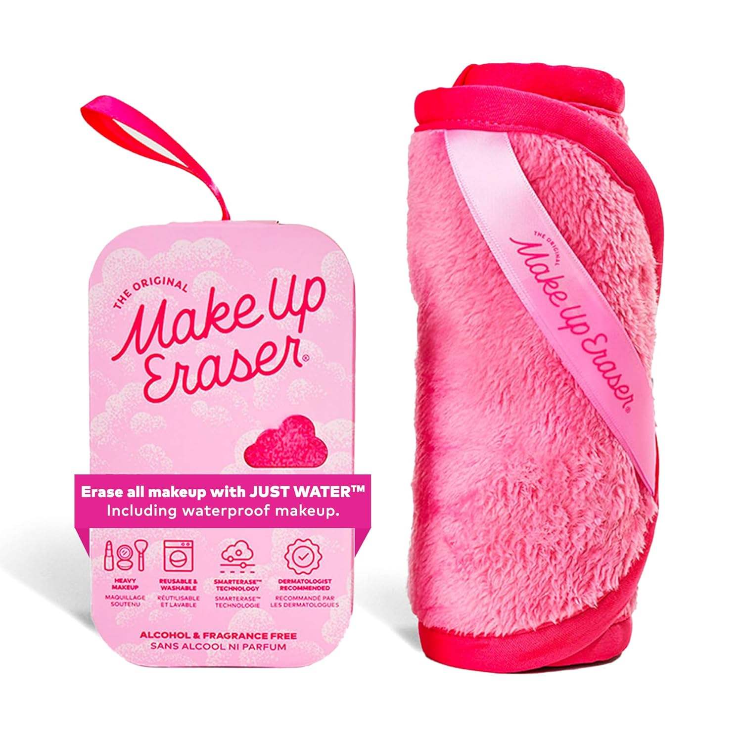 Makeup Remover Cloth - Pink by MakeUp Eraser for Women - 1 Pc Cloth