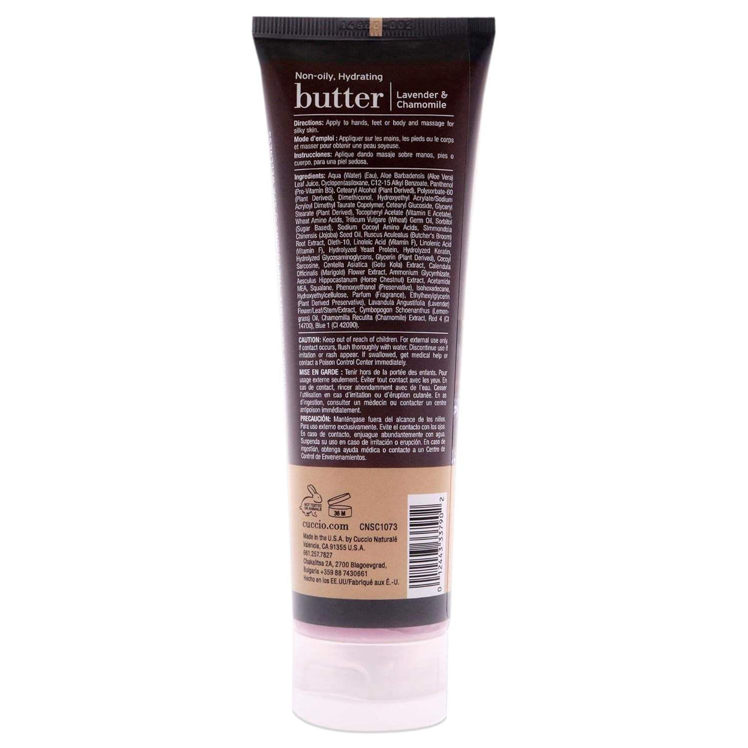 Hydrating Butter - Lavender and Chamomile by Cuccio Naturale for Unisex - 4 oz Body Butter