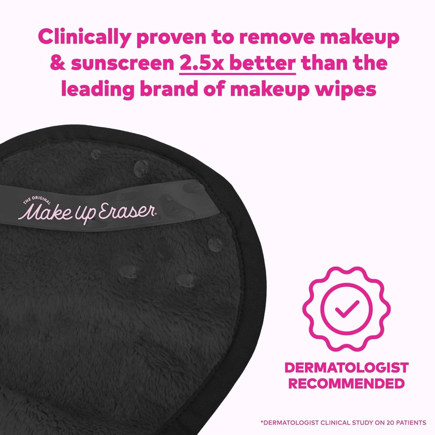 Makeup Remover Cloth - Black by MakeUp Eraser for Women - 1 Pc Cloth