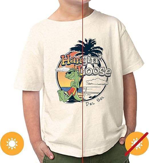 Men Crew Tee - Hangin Loose - Ash by DelSol for Men - 1 Pc T-Shirt (2T)