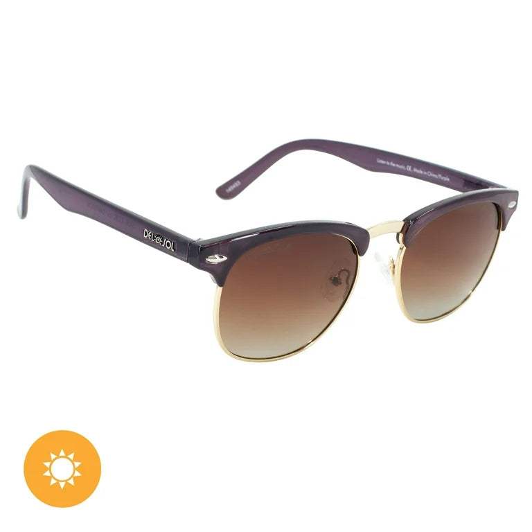 Solize Listen to the Music - Peach to Purple by DelSol for Women - 1 Pc Sunglasses