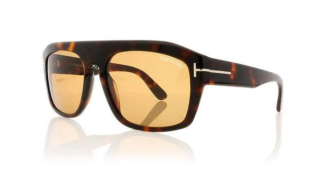 Tom Ford TF470 56E Conrad - Havana-Brown by Tom Ford for Women - 58-18-145 mm Sunglasses