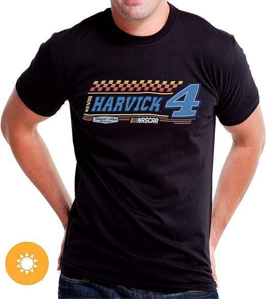NASCAR Mens Classic Crew Tee - Kevin Harvick - 6 Black by DelSol for Men - 1 Pc T-Shirt (3XL)