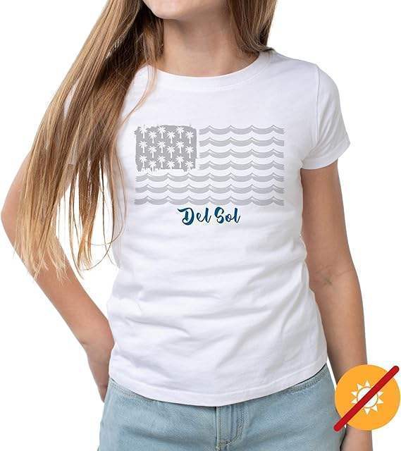 Kids Crew Tee - Tropical Americana by DelSol for Kids - 1 Pc T-Shirt (YM)