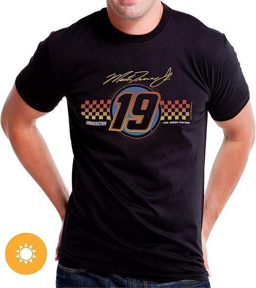 NASCAR Mens Classic Crew Tee - Martin Truex Jr - 1 Black by DelSol for Men - 1 Pc T-Shirt (L)