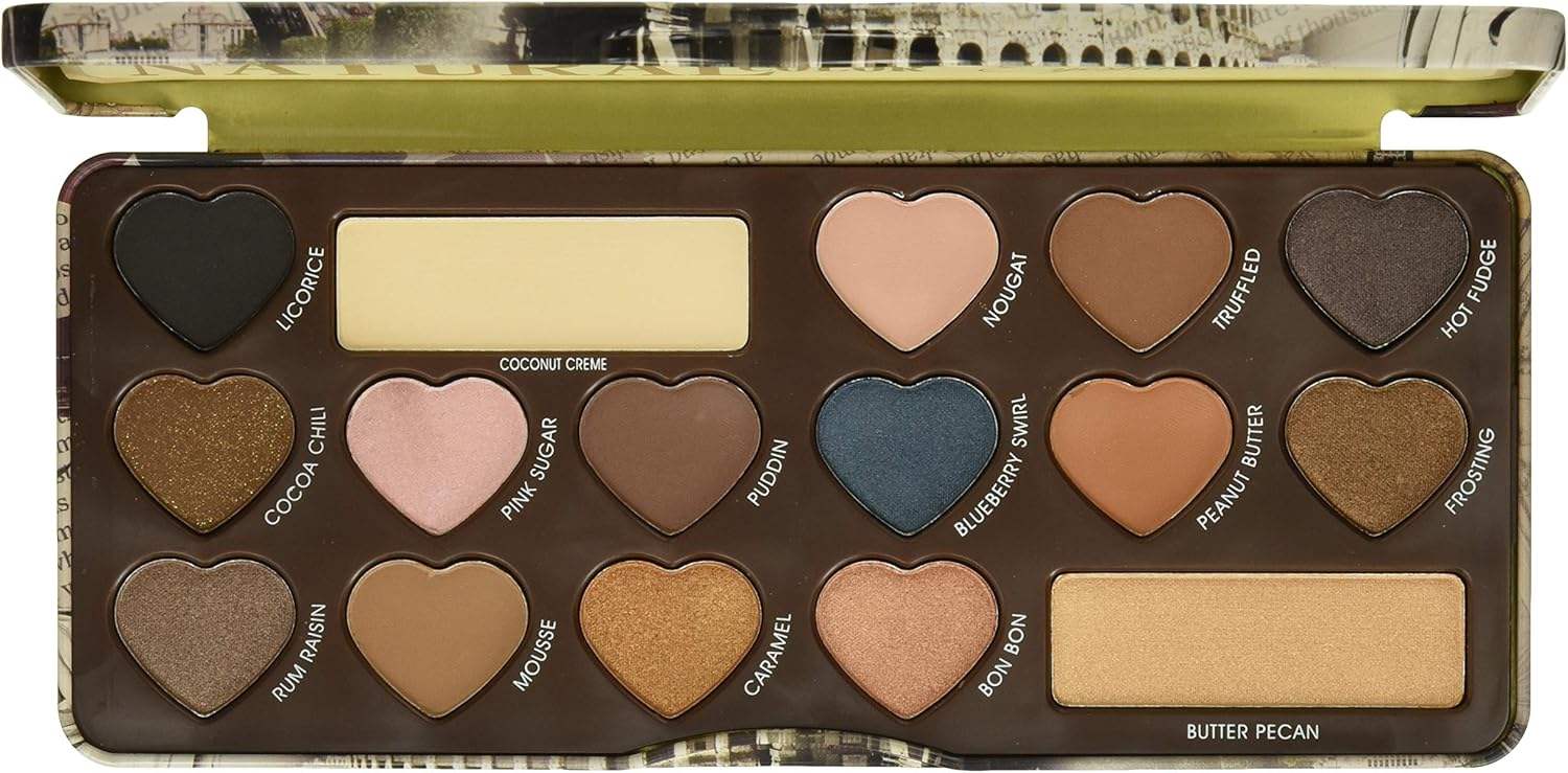 OKALAN Natural Color Eyeshadow Palette A Display Set, 6 Pieces