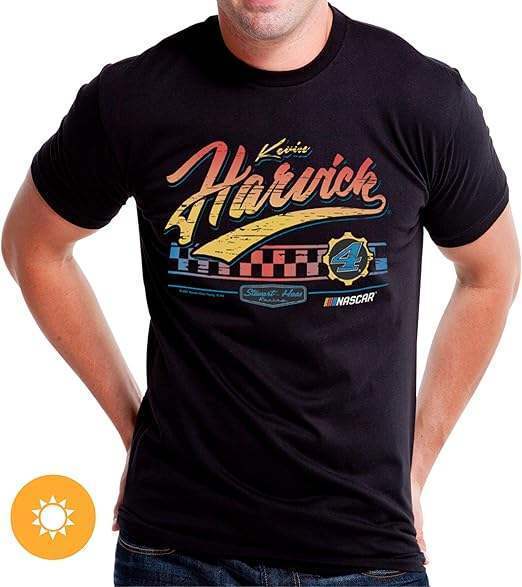 NASCAR Mens Classic Crew Tee - Kevin Harvick - 3 Black by DelSol for Men - 1 Pc T-Shirt (S)
