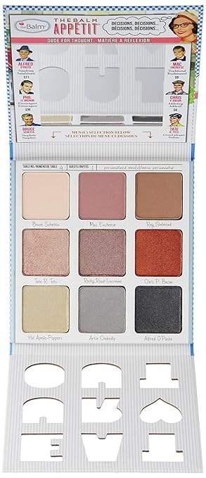 theBalm Appétit Eyeshadow Palette - 9 Shades