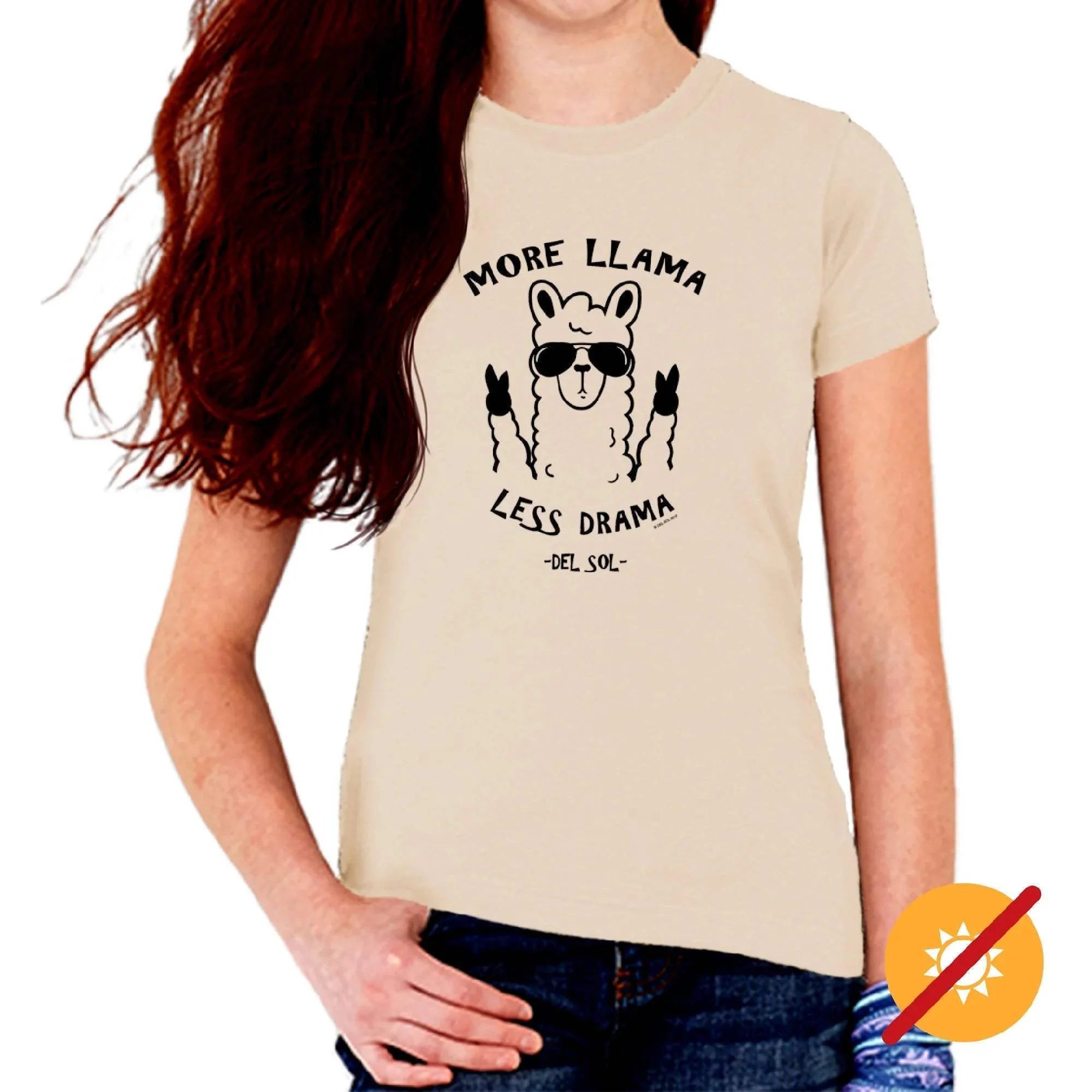 Kids Crew Tee - More Llama by DelSol for Kids - 1 Pc T-Shirt (YS)