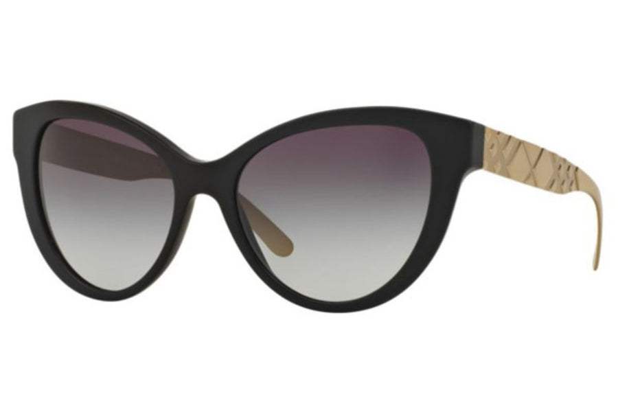 Burberry BE 4220 3464-8G - Matte Black-Grey Gradient by Burberry - 56-17-140 mm Sunglasses