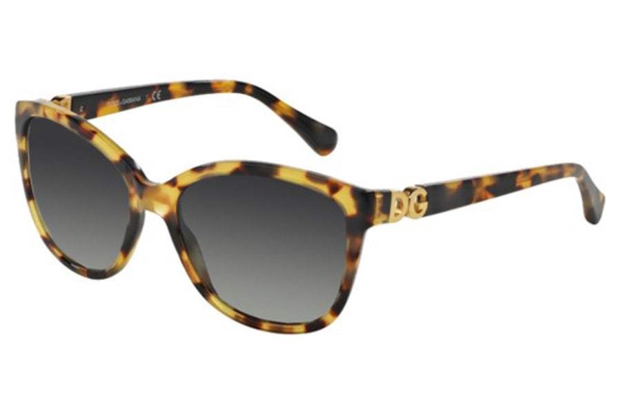 Dolce and Gabbana DG 4258 512-8G - Havana-Grey Gradient by Dolce and Gabbana for Women - 56-17-140 mm Sunglasses