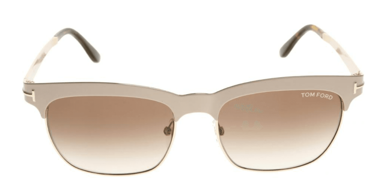 Tom Ford TF437 74F Elena - Ivory-Gradient Brown by Tom Ford for Women - 54-17-135 mm Sunglasses