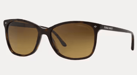 Giorgio Armani AR 8059 5026-M7 Frames of Life - Havana-Brown Gradient Polarized by Giorgio Armani for Women - 57-17-140 mm Sunglasses