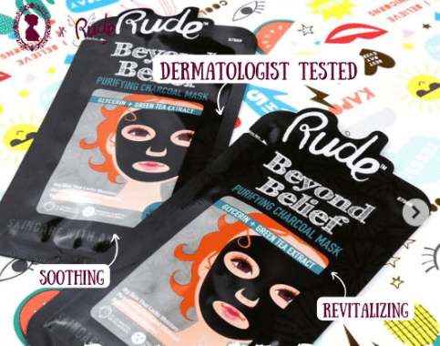 RUDE Beyond Belief Purifying Charcoal Face Mask