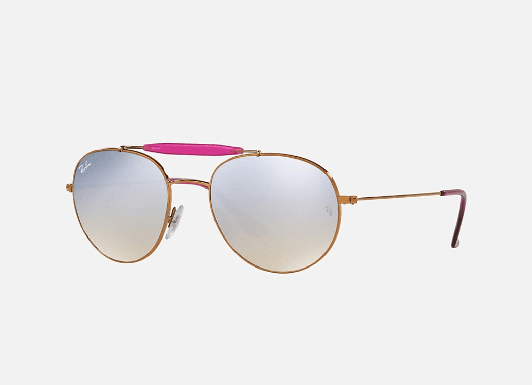 Ray Ban RB 3540 198-9U - Bronze-Copper-Silver Gradient by Ray Ban for Women - 53-18-140 mm Sunglasses