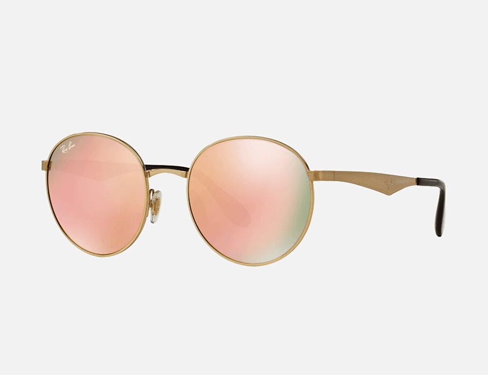 Ray Ban RB 3537 001-2Y - Gold-Copper by Ray Ban for Women - 51-19-145 mm Sunglasses