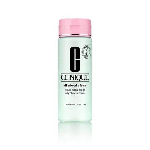 All About Clean Liquid Facial Soap Oily Skin Formula by Clinique for Unisex - 6.7 oz Soap