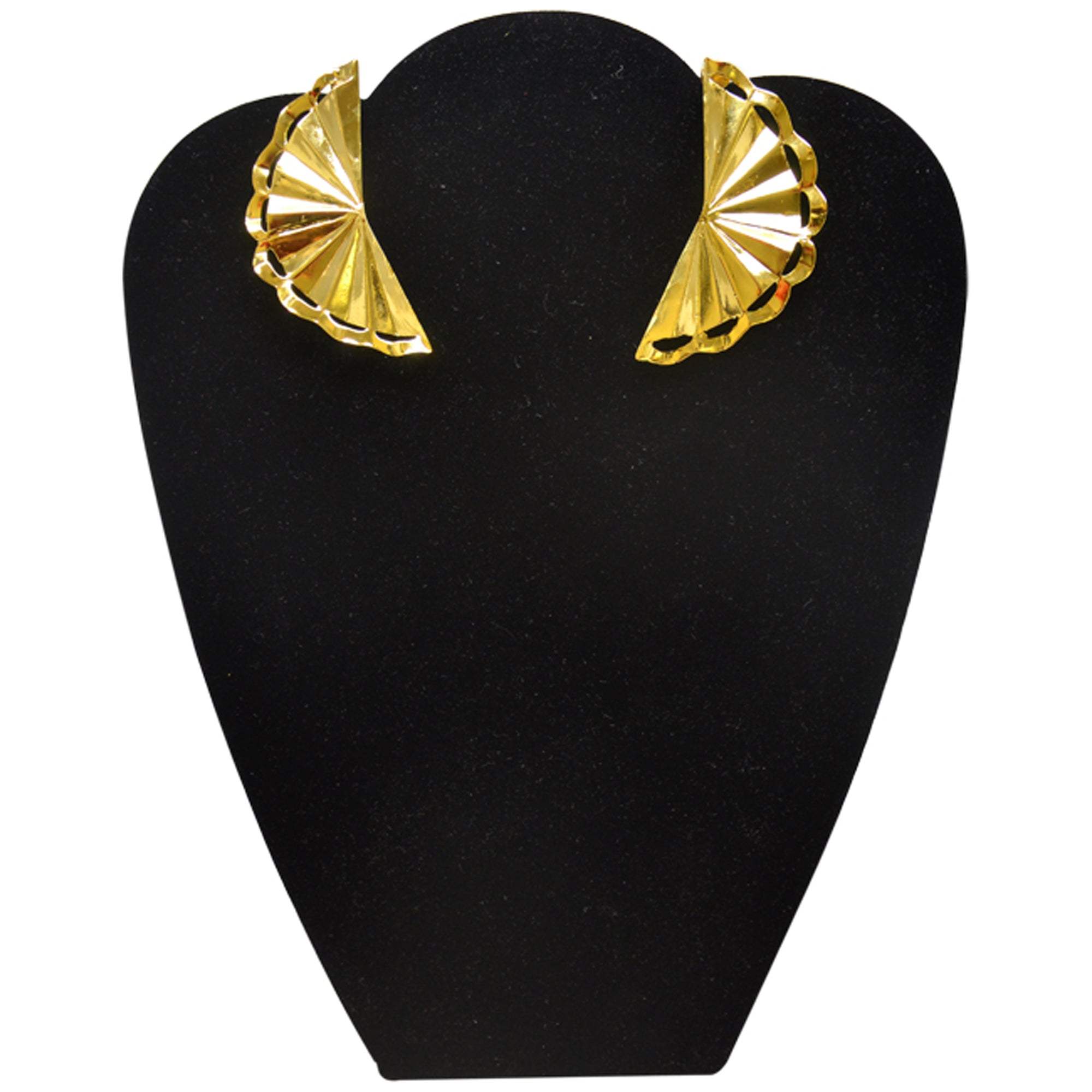 Fan Earrings in 18k Gold Plated by Laruicci for Women - 1 Pair Earrings