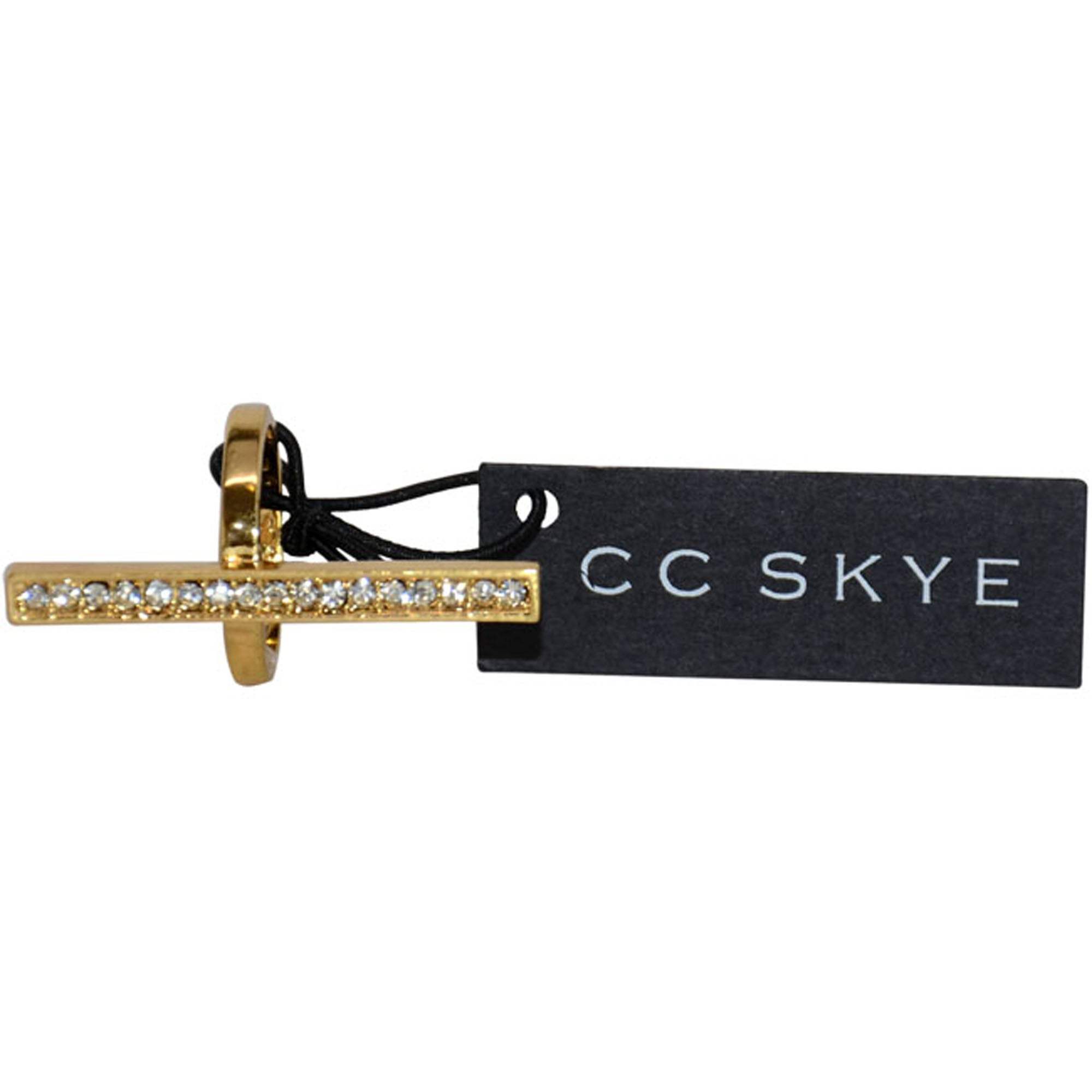 Whitney Pave Line Ring Gold Size 6 by CC Skye for Women - 1 Pc Ring