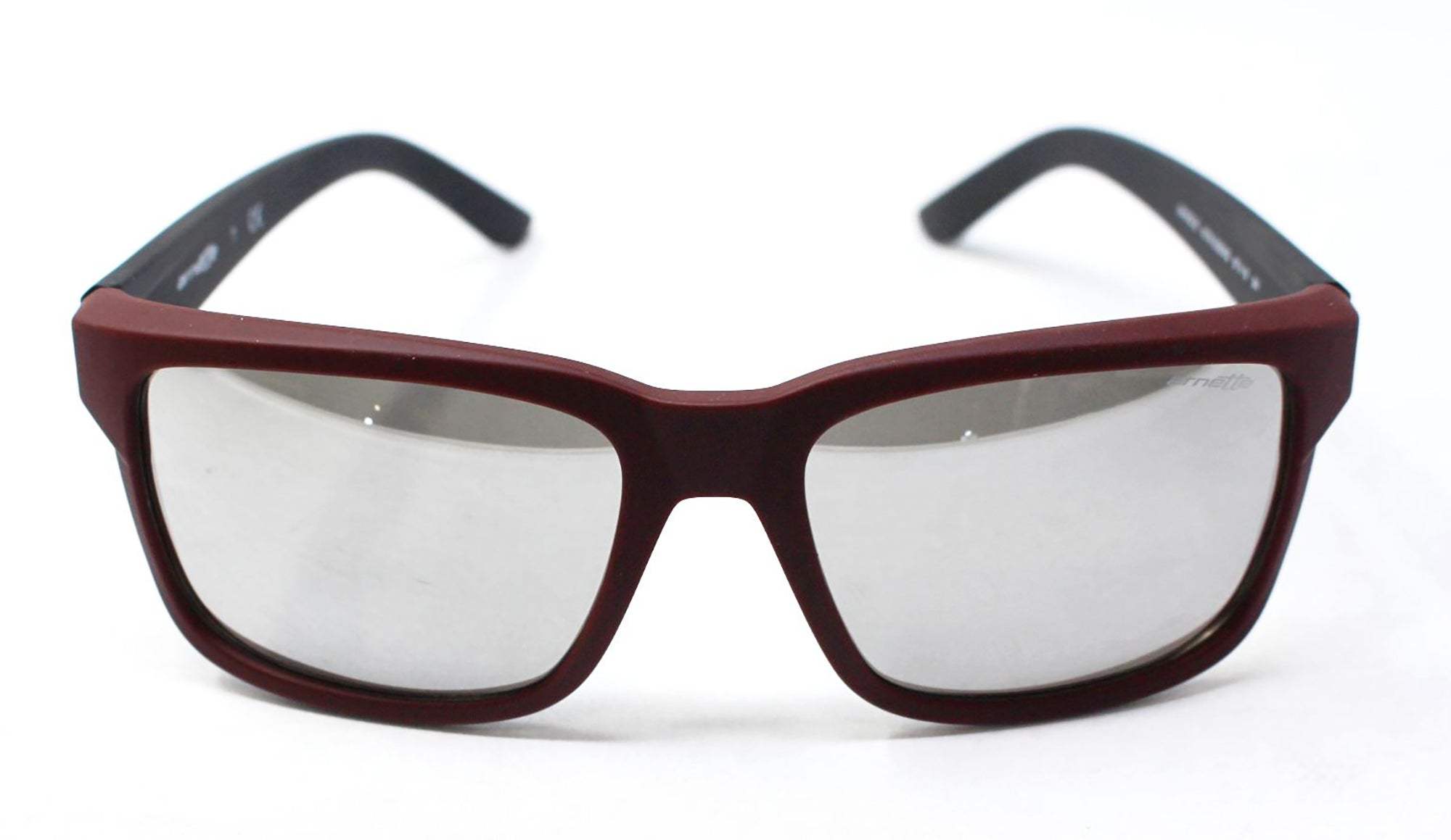 Arnette AN 4218 2325-6G Swindle - Fuzzy Burgundy-Silver by Arnette for Men - 57-18-140 mm Sunglasses