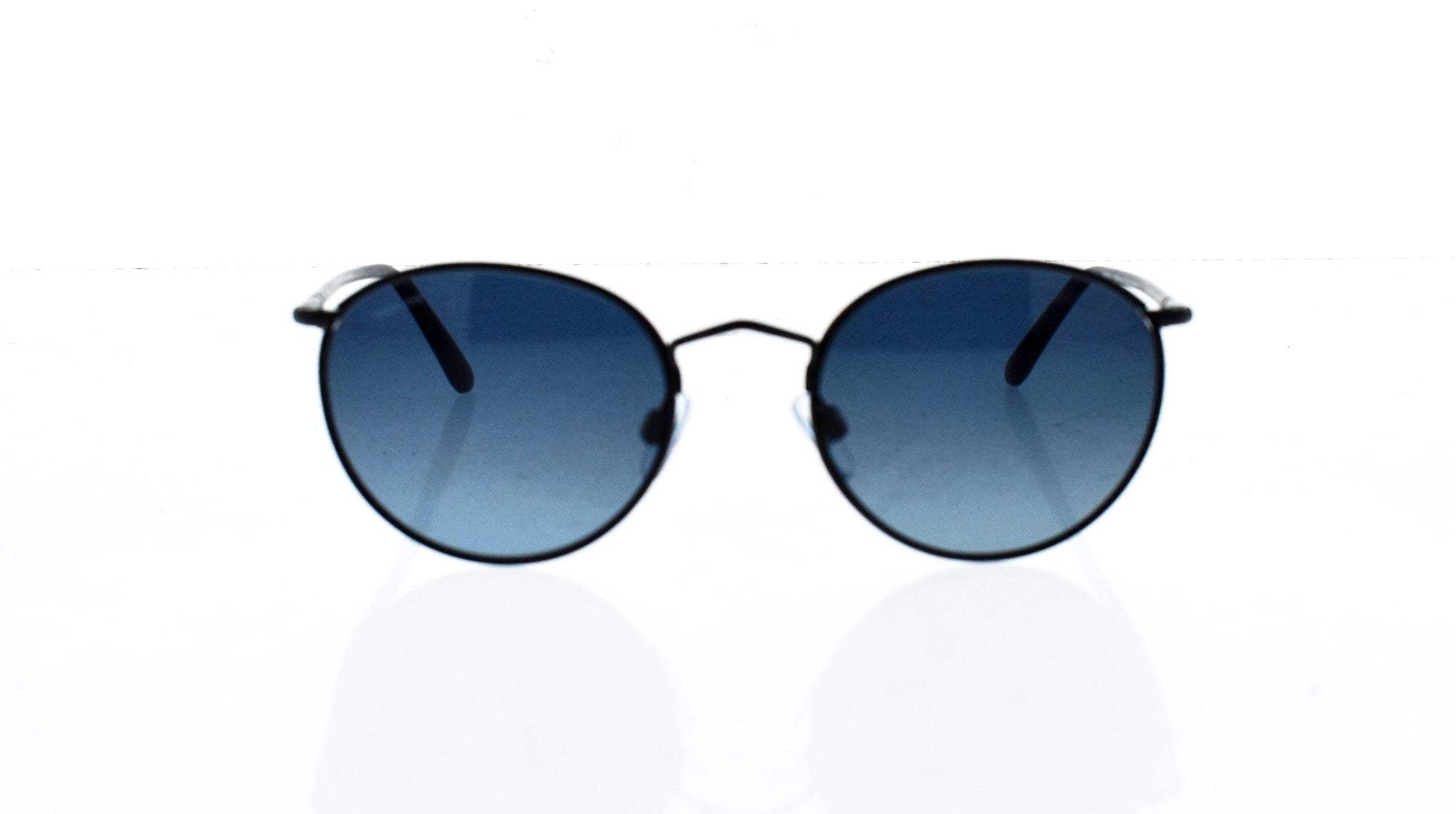 Giorgio Armani AR 6016J 3001-4U FramesofLife-Matte Black-Blue Gradient Polarized by Giorgio Armani for Men - 51-20-145 mm Sunglasses
